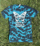 Beauty in Transition dyed t-shirt - Marine