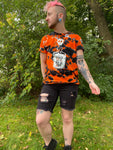 GLOW IN THE DARK- Spooky Season Special Edition- Gender Roles May Be Toxic hand dyed t-shirt