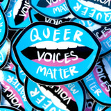 Queer Voices Matter sticker