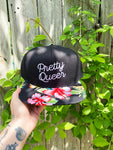 Pretty Queer floral snapback