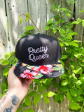 Pretty Queer floral snapback